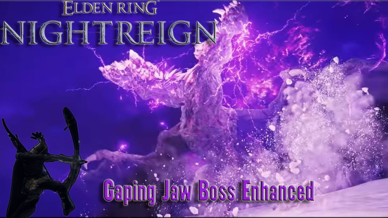 Elden Ring Nightreign: Gaping Jaw Boss Fight (Enhanced) (4k) Ultra HD