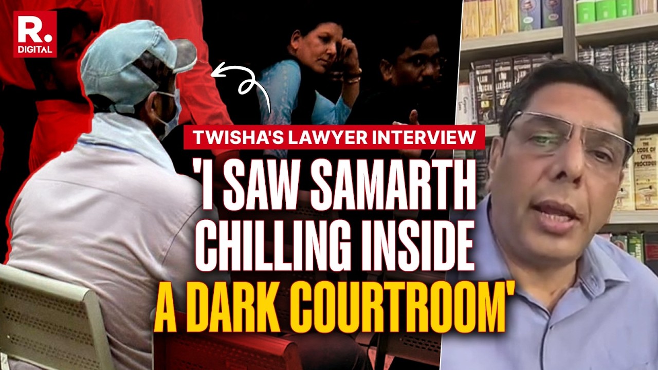 Twisha's CASE Truth: 'Samarth Was Chilling Inside Court' | Lawyer's Explosive Interview