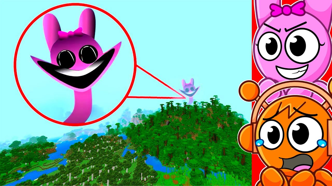 Реакция на НАЙДЕННУЮ НОВУЮ фазу Sprunki Pinki в Minecraft!