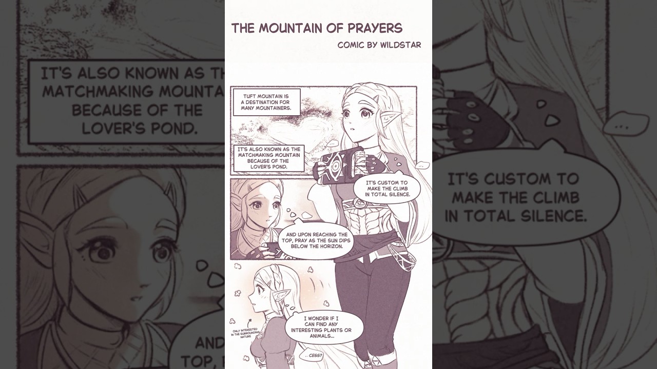 Mountain of Prayer | A Zelda Comic Dub (Between_Star) #comicdub #comics #zelda #fanart #zelink #botw