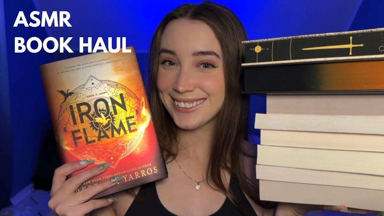 ASMR Book Haul!! Showing you books I’ve bought recently 📚
