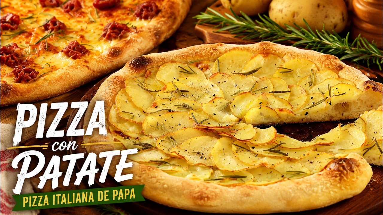 Pizza Italiana con Papa / Pizza con Patate