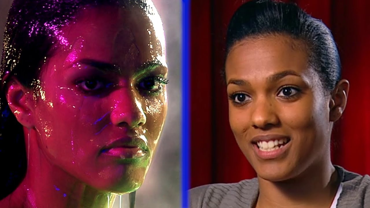 Freema Agyeman Slimed / Gunged + Behind the scenes