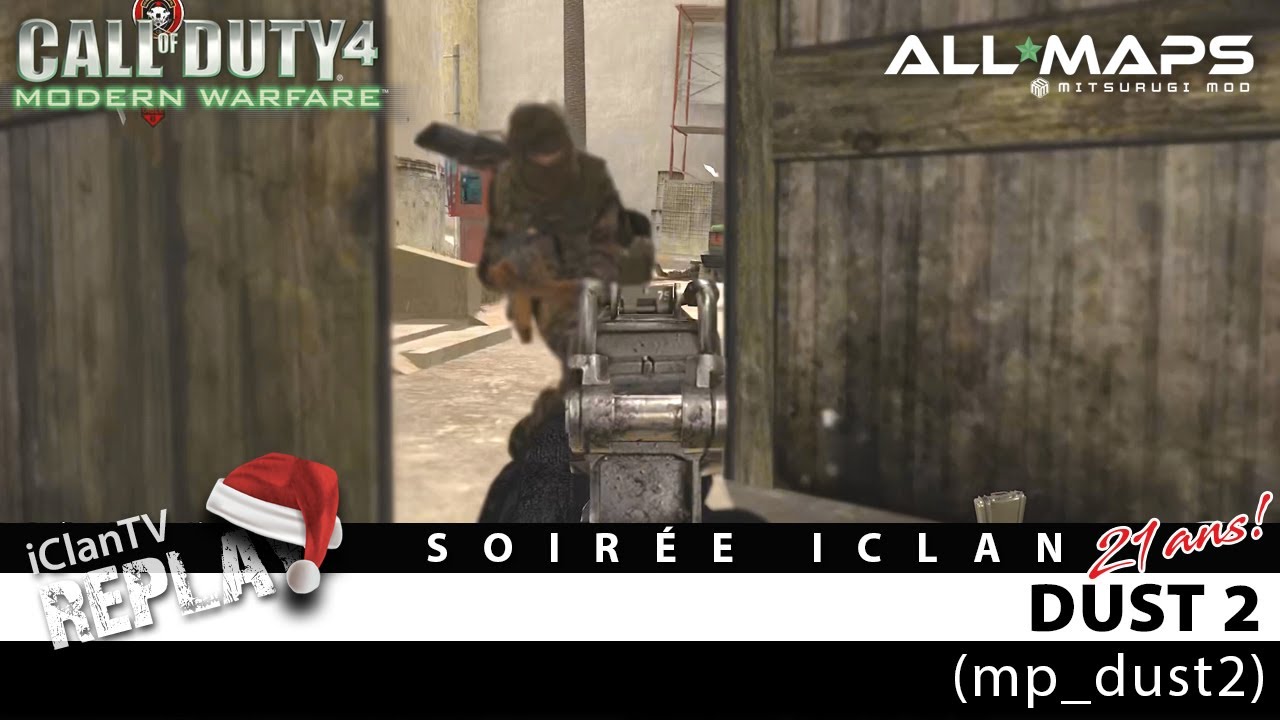 Soirée CoD4 en AM sur DUST 2 -POV fre2x3-