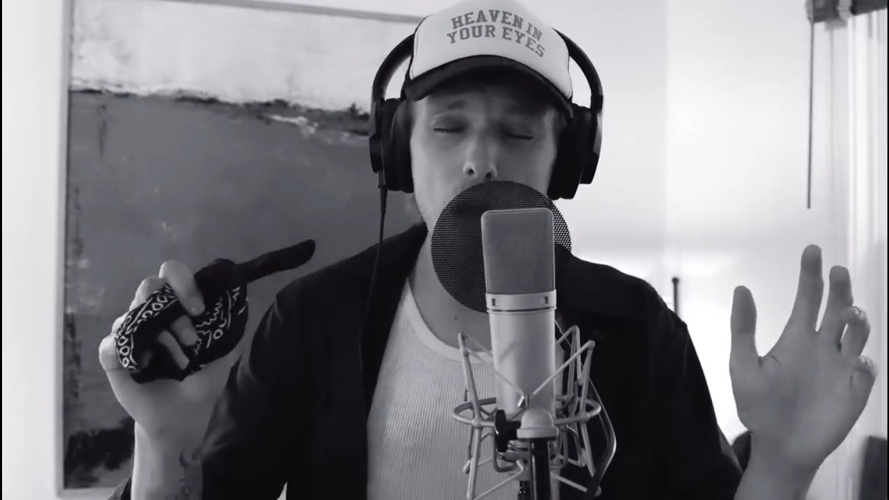 Jamie Campbell Bower covers Broken Halos by Chris Stapleton