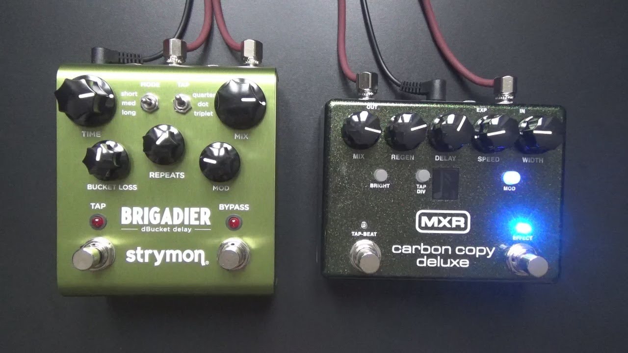 Strymon Brigadier vs. MXR Carbon Copy Deluxe