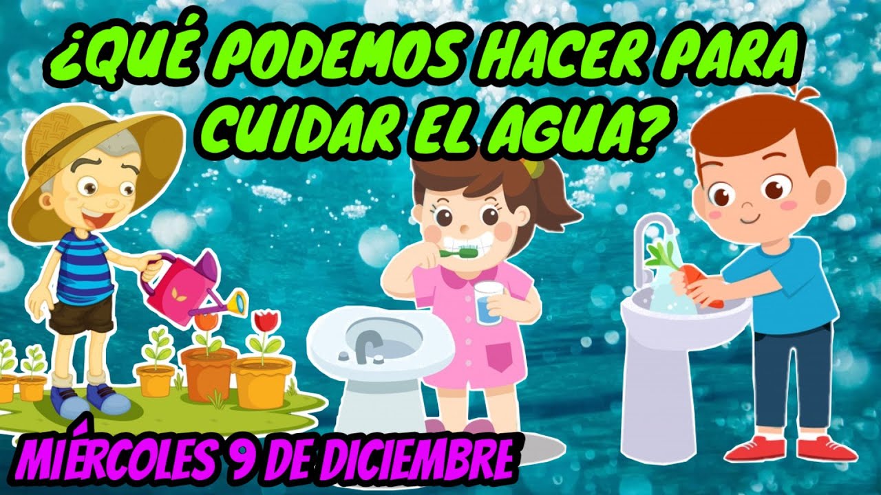 ¿QUÉ PODEMOS HACER PARA CUIDAR EL AGUA? - APRENDO EN CASA (9 de Diciembre)