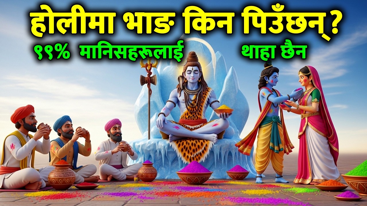 होलीमा भाङ किन पिउँछन्? शिवजीको सबैभन्दा ठूलो रहस्य! (९९% मानिसहरूलाई थाहा छैन)