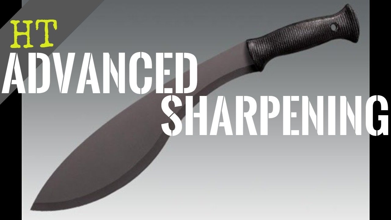 Заточка мачете кукри | Cold Steel Machete