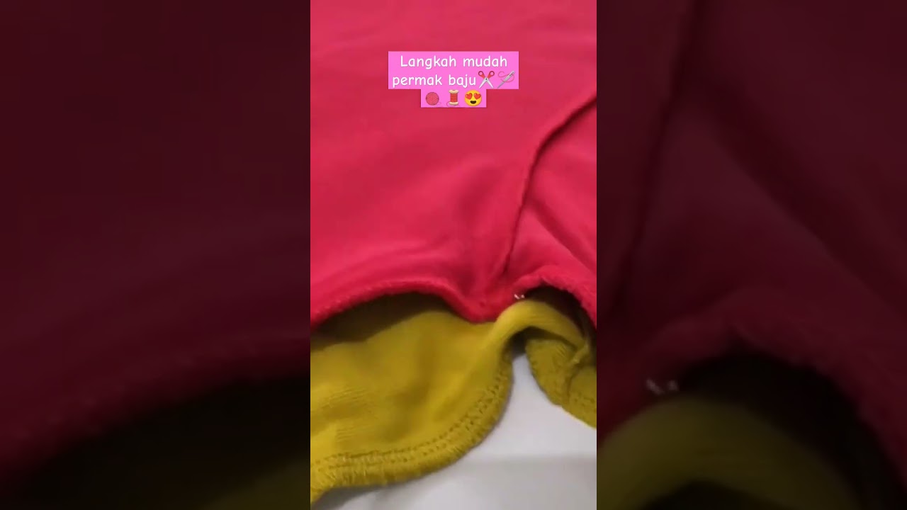 langkah mudah permak baju 🧵✂️🧶😍 #caramenjahit #sewing #penjahit #sewingtips #sewingtutorial#permak