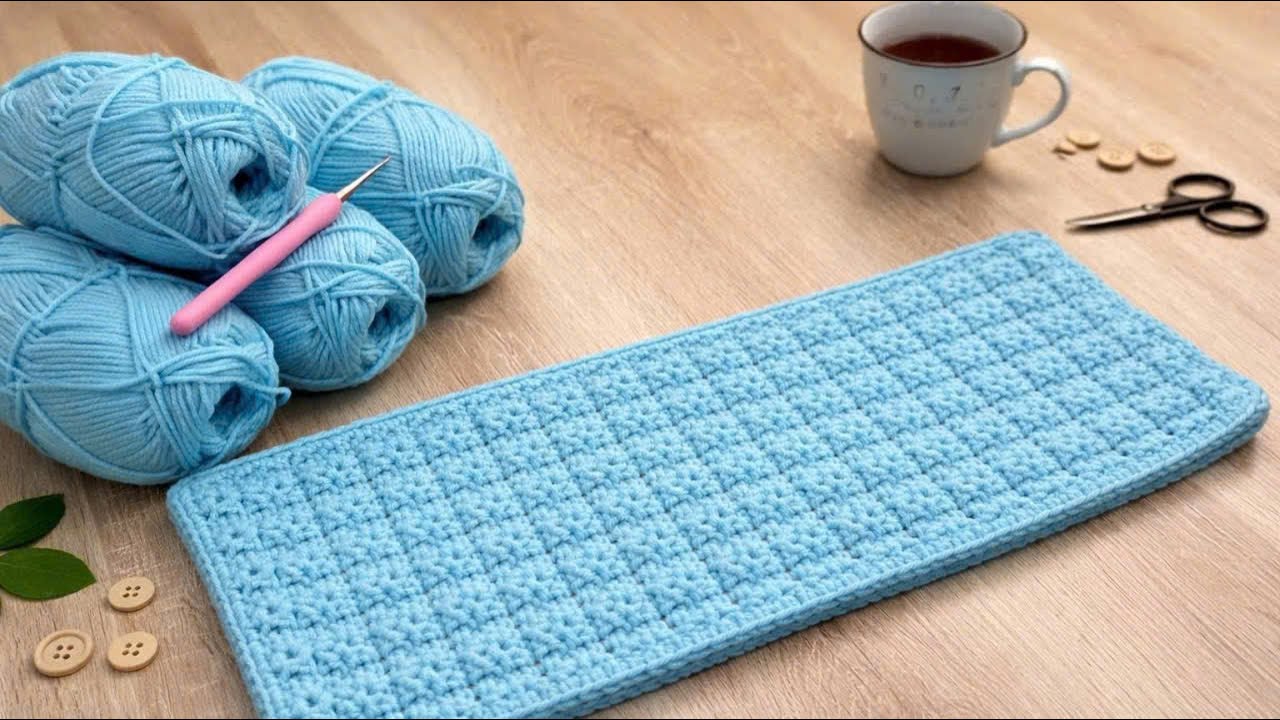 ONE STITCH, SO MANY PROJECTS! BASKETWEAVE CROCHET PATTERN!