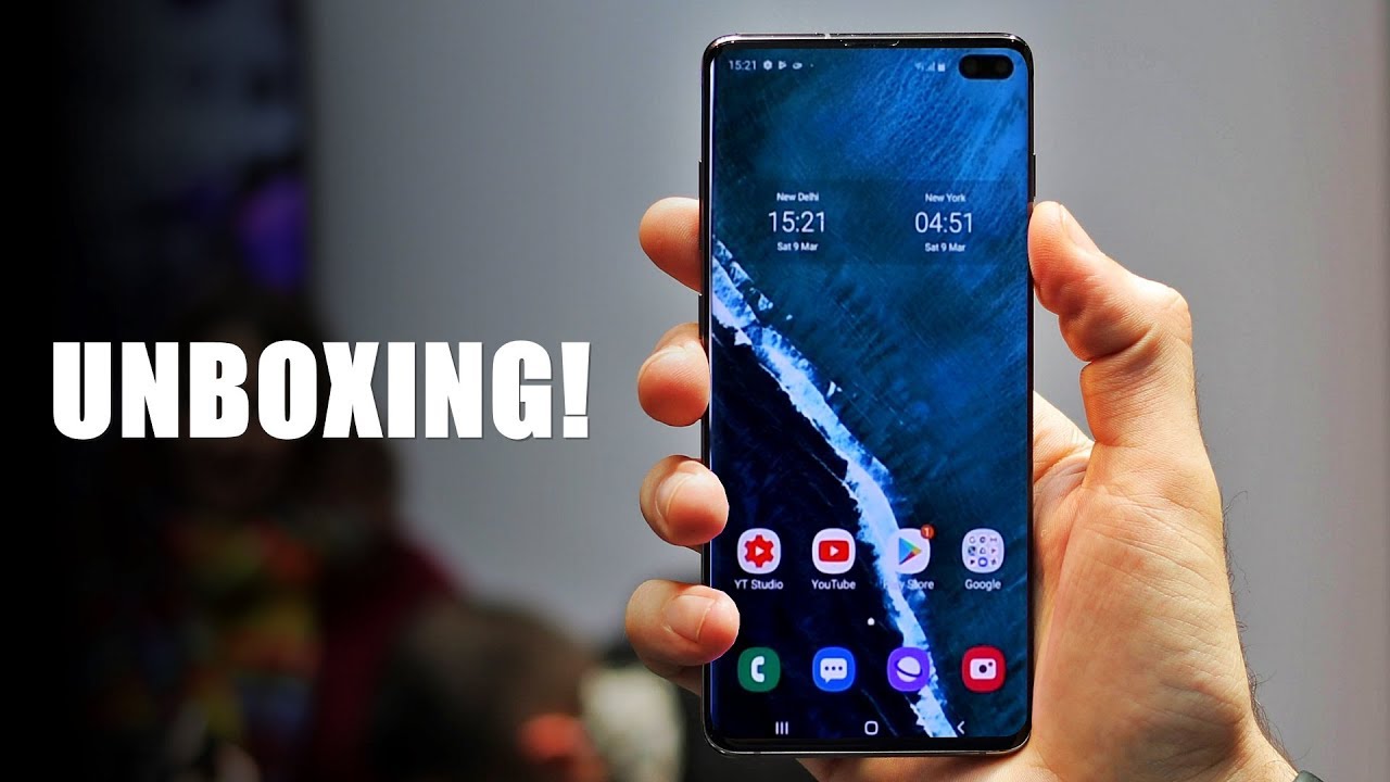 Samsung Galaxy S10 Plus Prism Black - UNBOXING and OVERVIEW
