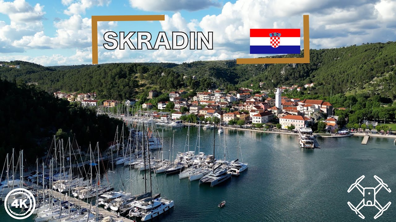 Skradin, Croatia | 4K Drone Tour | May 2025