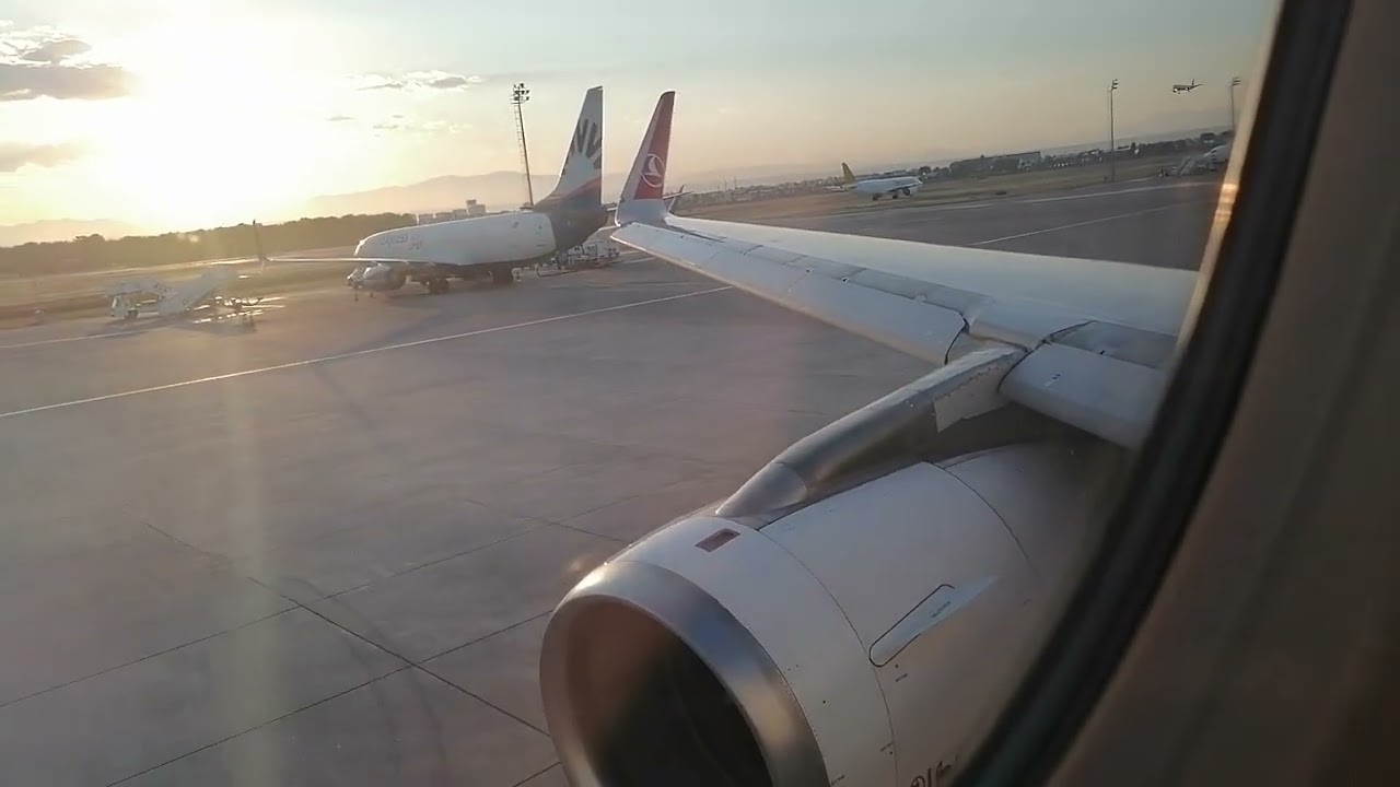 *AMAZİNG TAKEOFF* Turkish Airlines Airbus A321-231 TakeOff from Antalya Airport (TK4957)[TC-JSU]