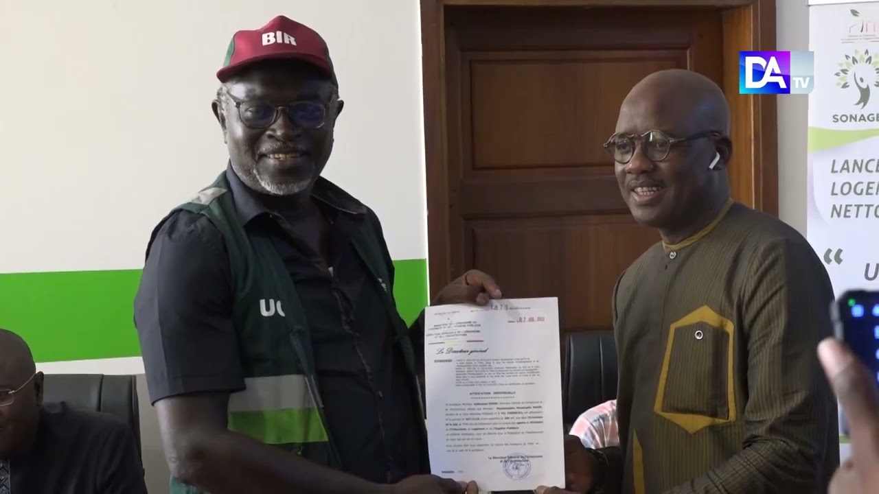 Logements sociaux   la SONAGED octroie 200 terrains de plus de 200 m2 à ces agents