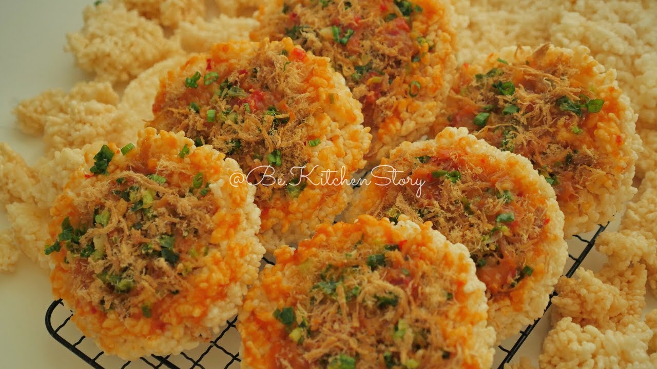 បាយក្តាំងបំពង 🌶 [Crispy Savory Rice Cracker] អាហារសម្រន់ [Kitchen Story]