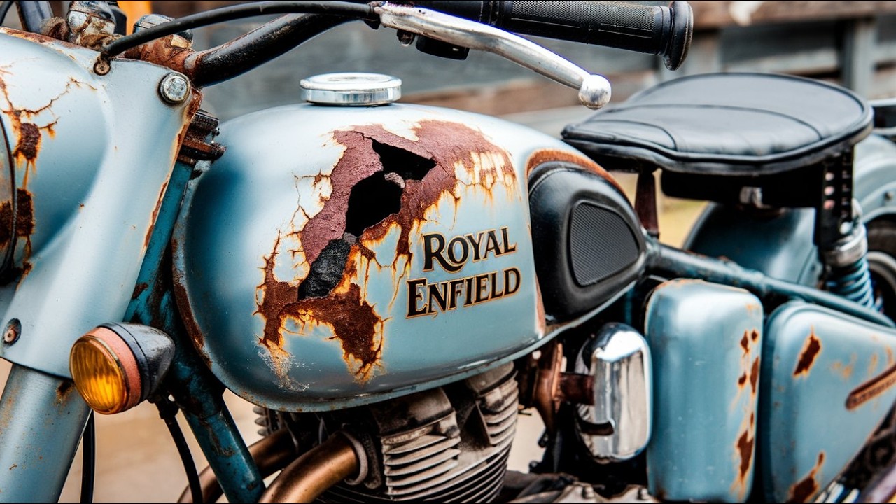 Full Restoration Royal Enfield Bullet Motorcycle 1980s | Restored Abandoned Motorcycle
