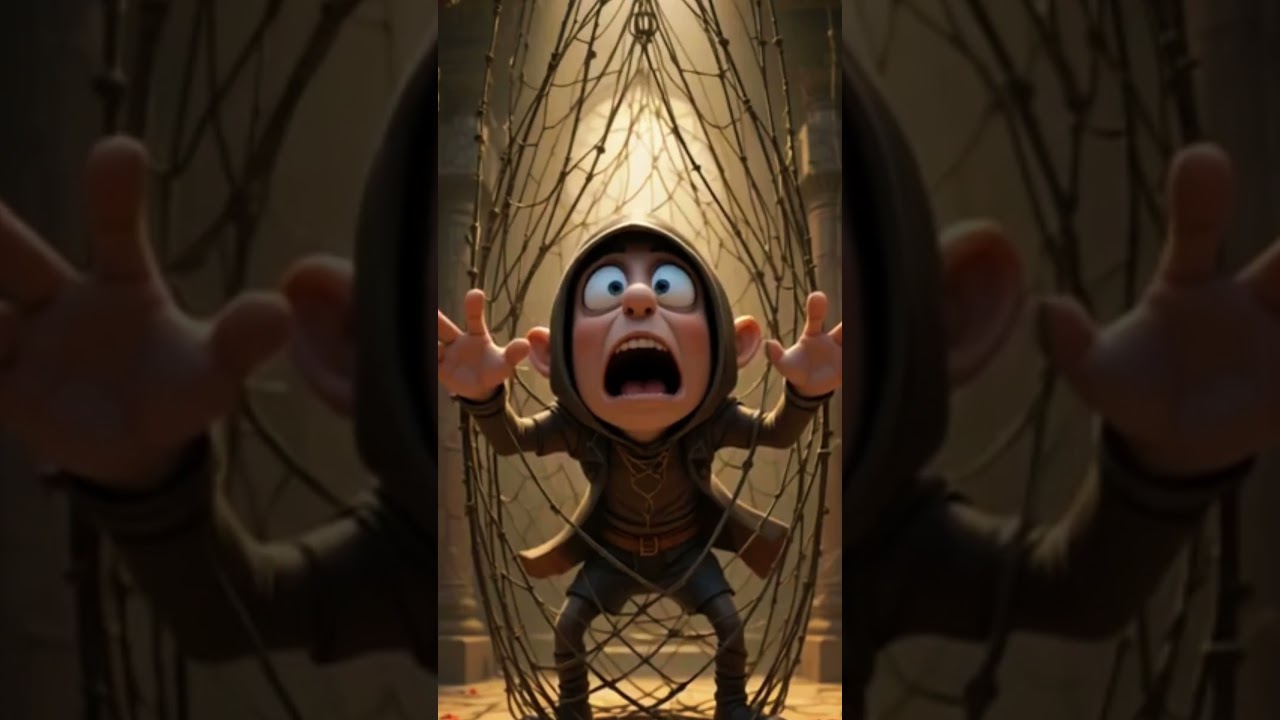 A Thief And The Village Cartoon Story – Clever Villagers Catch the Thief 