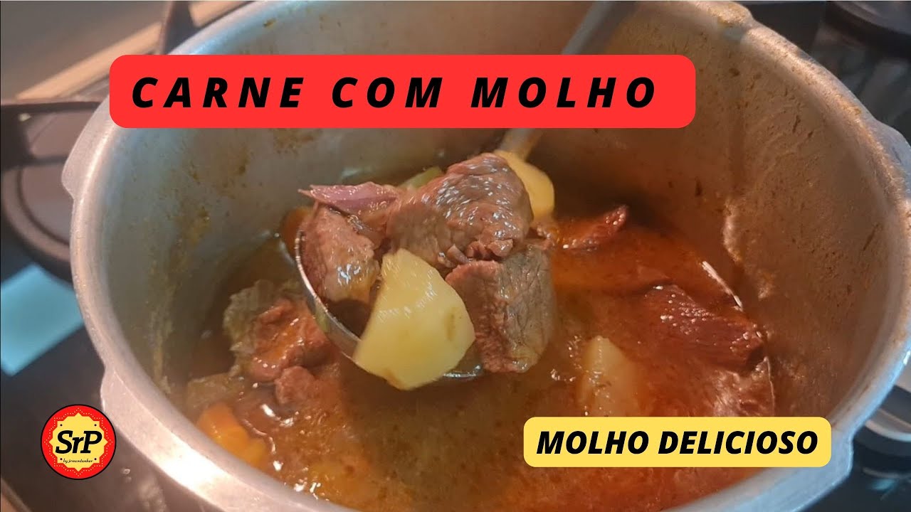 CARNE COM MOLHO, rápida e fácil. Passo a passo.