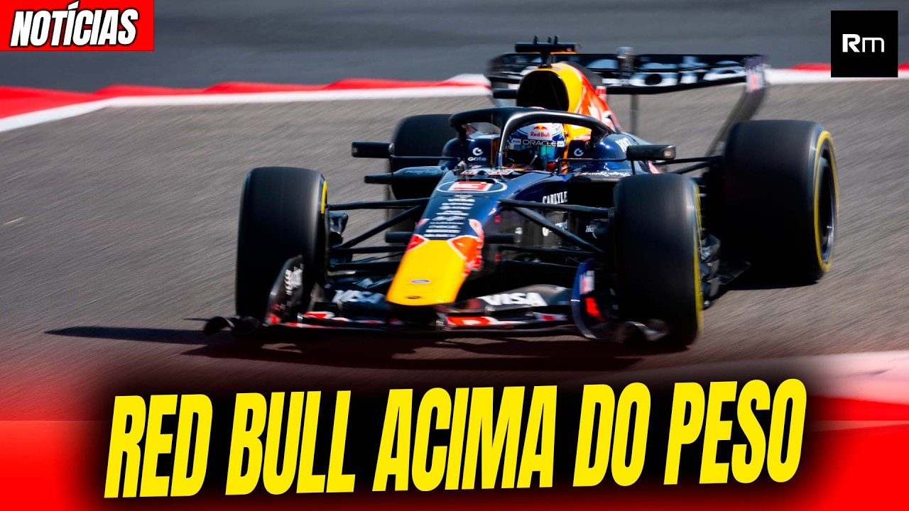 RED BULL CONFIRMA ESTAR ACIMA DO PESO / TRETA CADILLAC X FORD / WILLIAMS / OCON #f1
