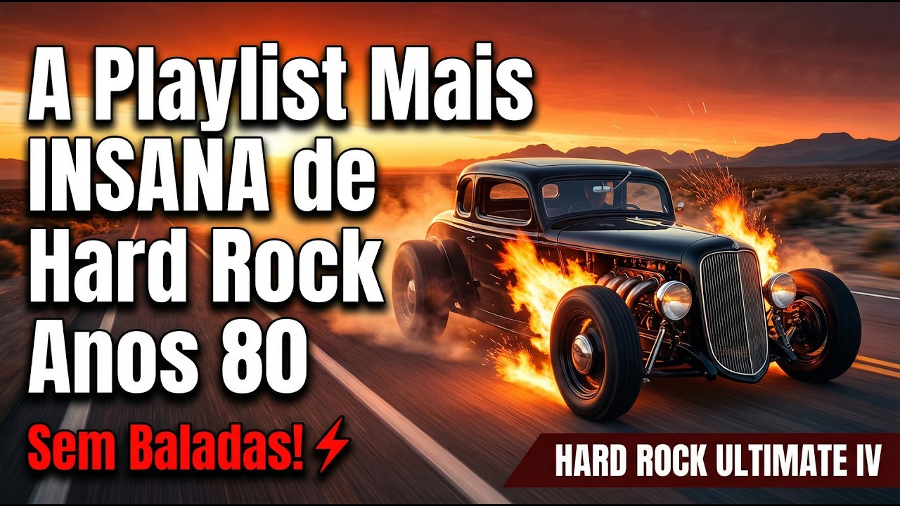 Playlist Mais INSANA de Hard Rock Anos 80 (Sem Baladas!)