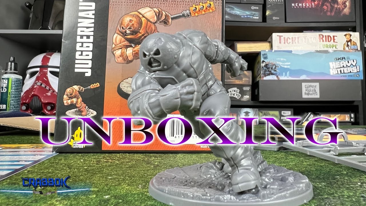 Here Comes The Juggernaut!  Marvel Crisis Protocol Expansion Unboxing