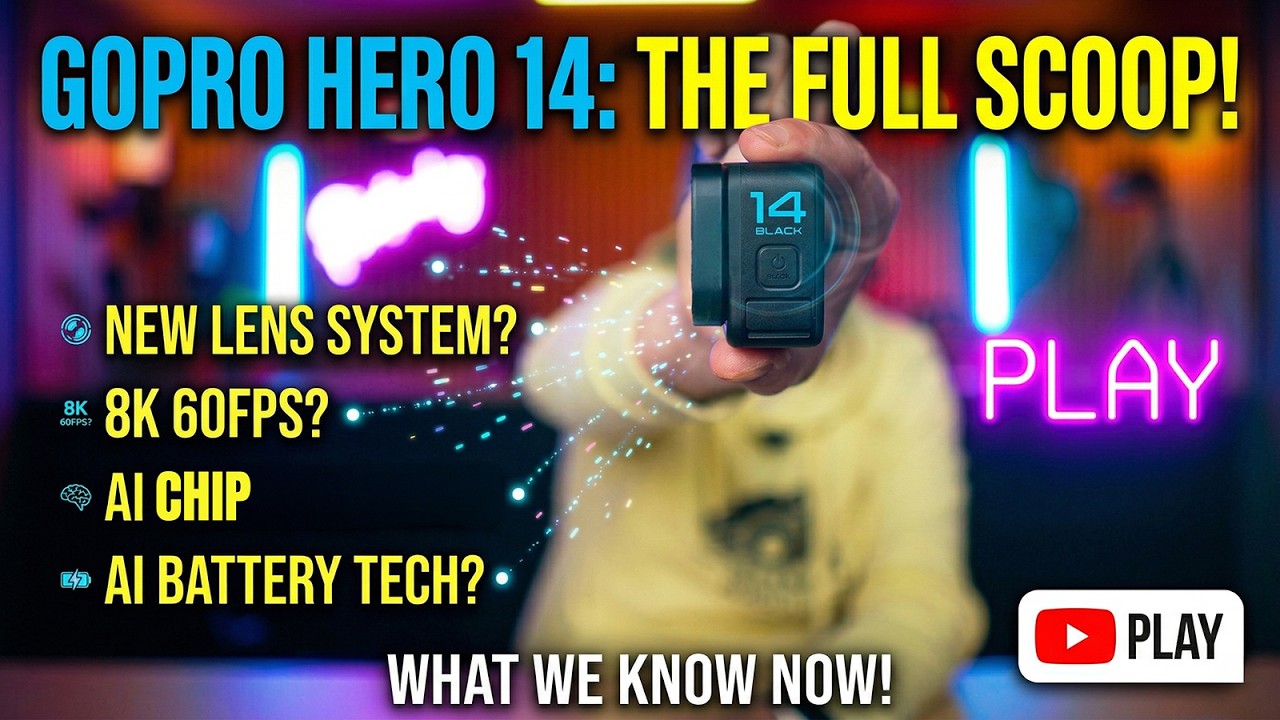 GoPro вернулась! (Утечки информации о Hero 14 просто невероятны)