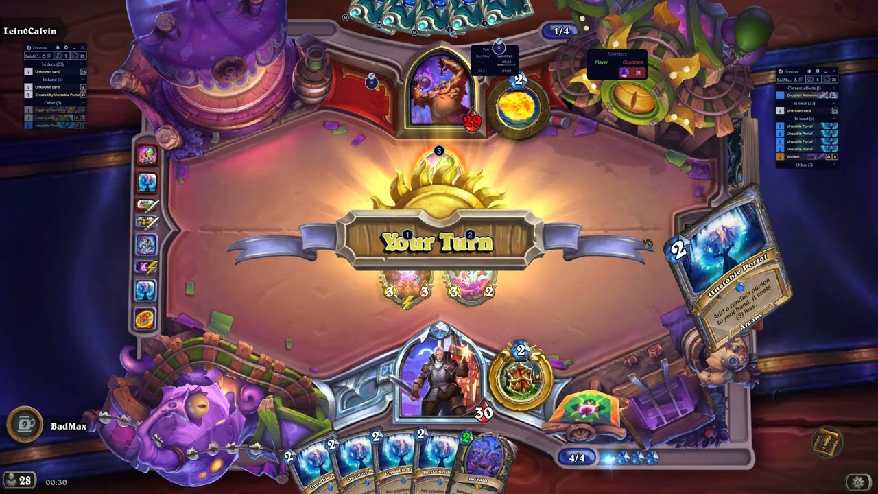 HearthStone - Too Many Portals - Tavern Brawl - Week 580