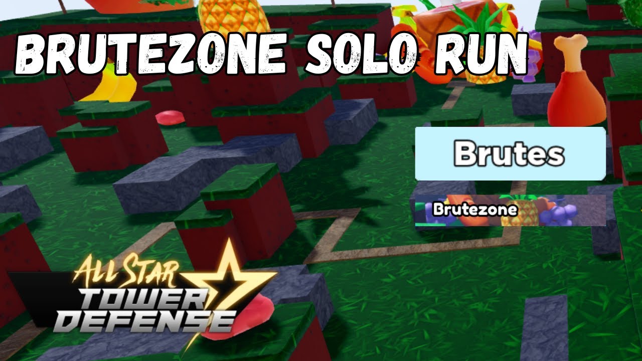 Brutezone Solo Run (Brutes Only) All Star Tower Defense ASTD Roblox
