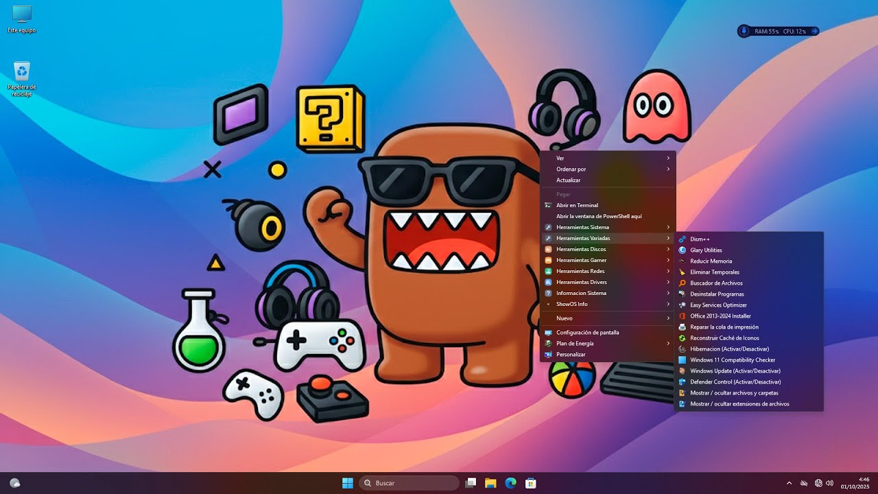 ShowOS v3.2 con 25H2, respondiendo preguntas