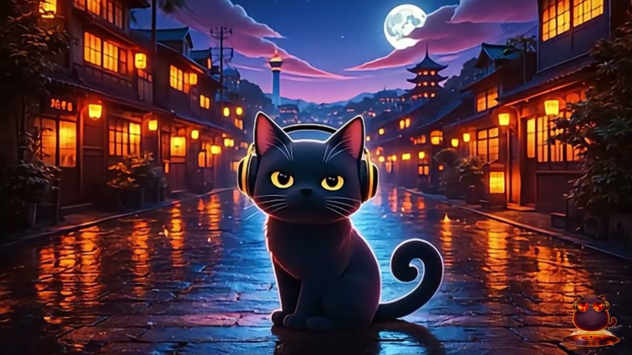Late night walk Lofi ✨ | Lost in Kyoto |  Meditative beats