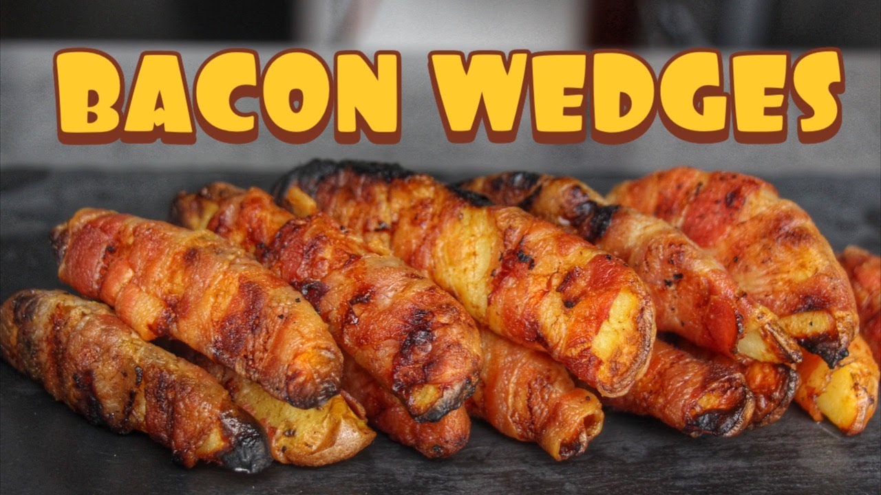Gegrillte KARTOFFEL WEDGES im BACONMANTEL - MEGA-GRILLBEILAGE - deutsches BBQ-Video - 0815BBQ
