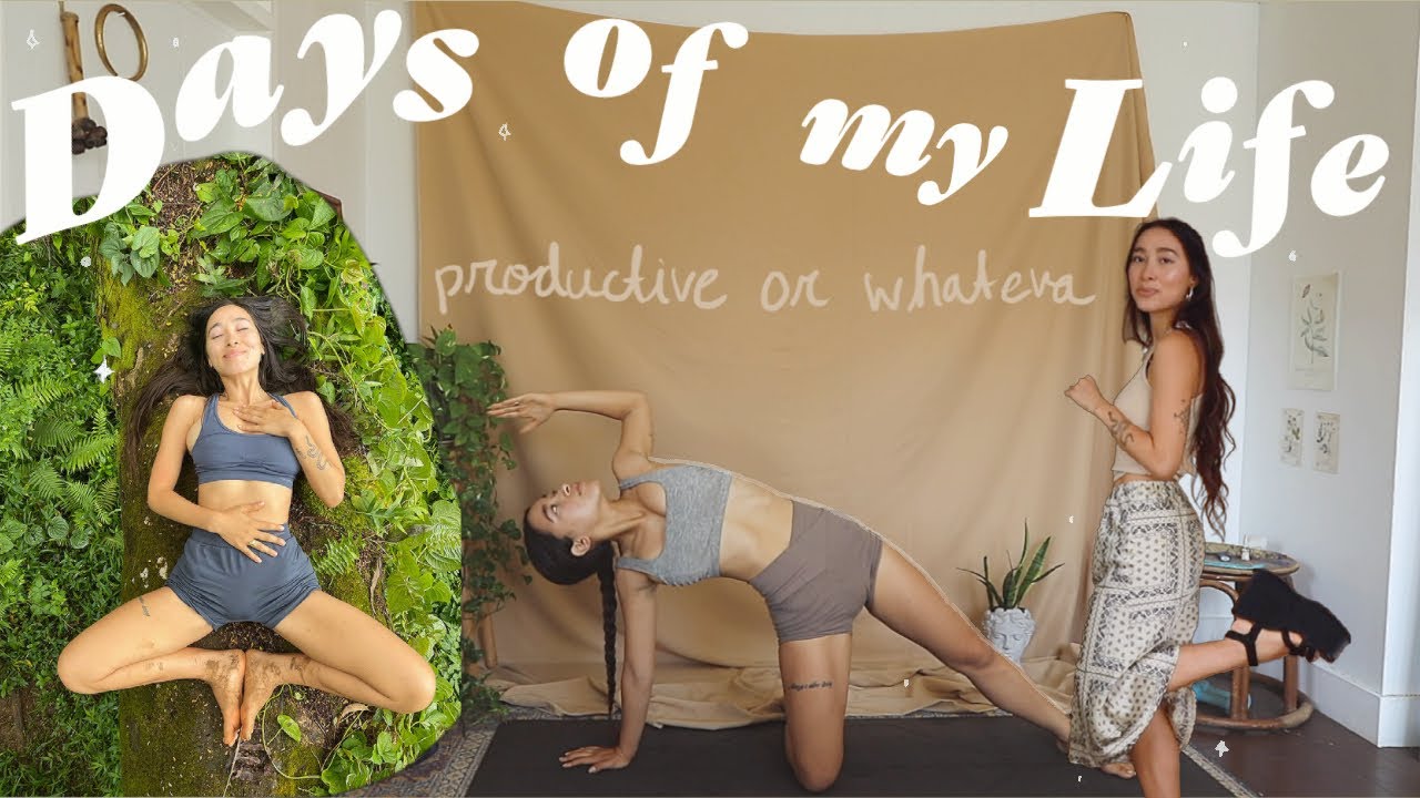 A Productive Weekend in my Life | yoga, thrift haul & balance