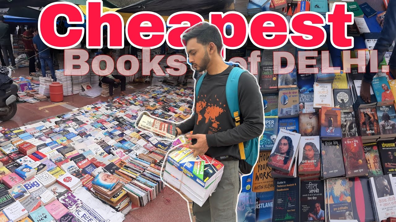 Cheapest Book Market in DELHI | MAHILA HAAT | DaryaGanj |DELHI ki Sabse Sasti Book Market