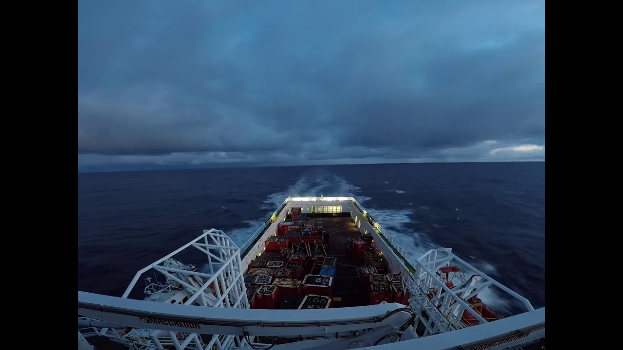 Supply Ship in North sea