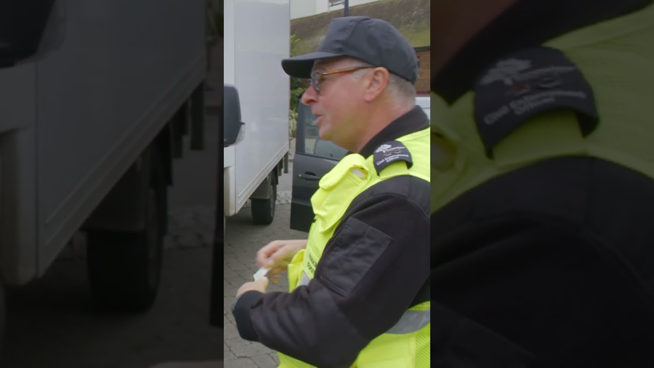 this parking officer does not care about your excuses #parking