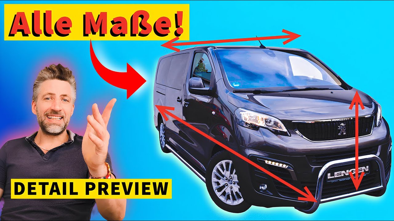 Peugeot Traveller L3 – Alle Abmessungen & Platzverhältnisse im Detail! 🚐