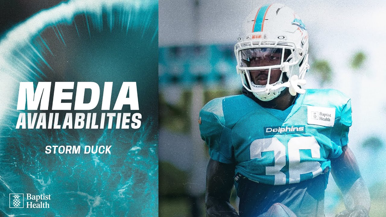 Storm Duck meets with the media | Miami Dolphins