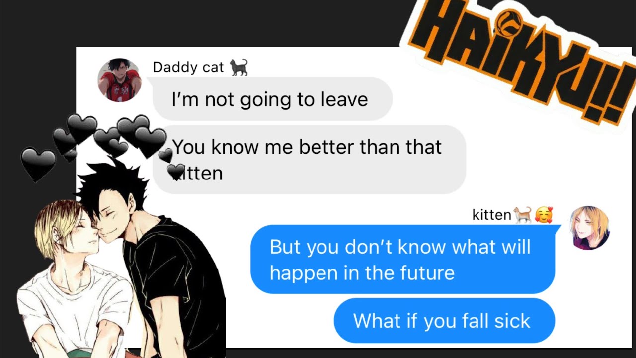 Haikyuu!! Texting stories. Kuroken. Kenma Reads the Galaxy is Endless? Please read description.