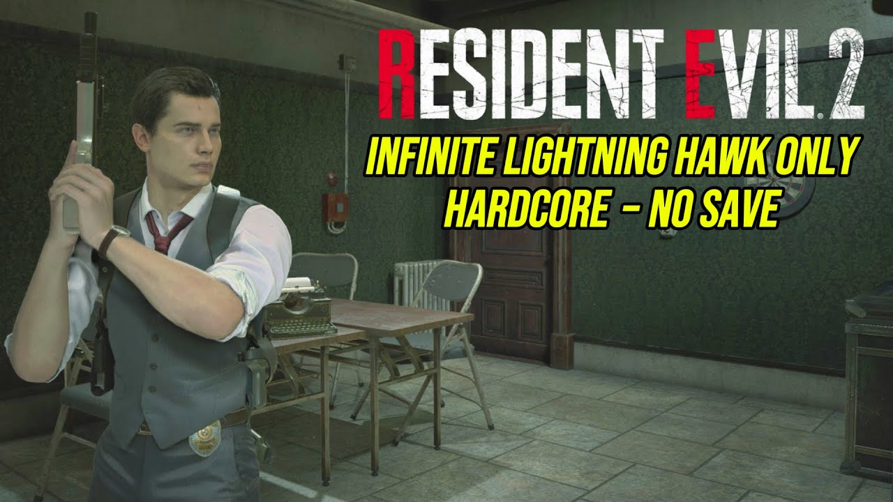 Resident Evil 2 Remake &ndash; Leon | Lightning Hawk Only | Hardcore/No Save