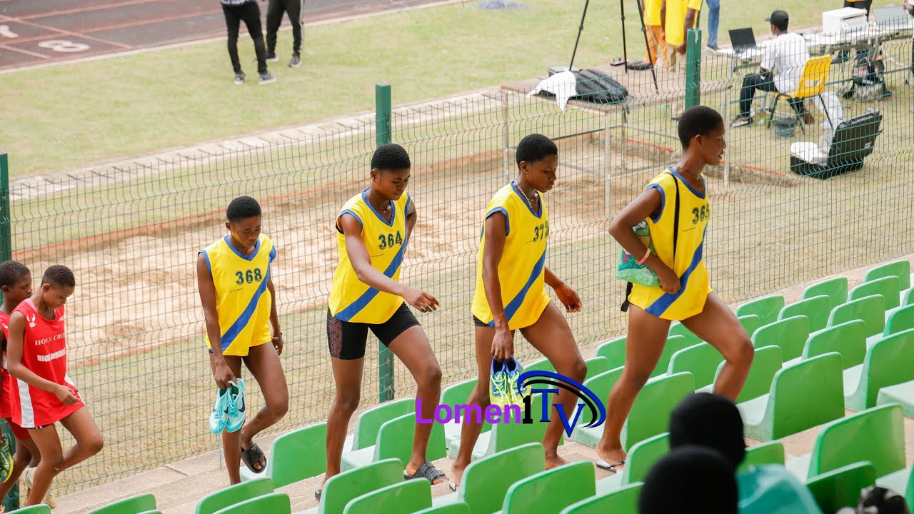 OKESS wins girls 4x800m final. 9:15.34sec. Kumasi relay open championship 2026.