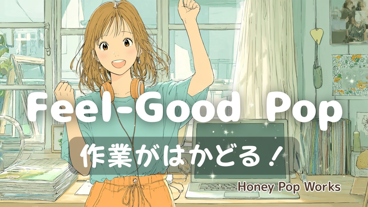 【洋楽】✨作業がはかどる爽やかPop音楽｜集中できるFeel-Good BGM｜家事・勉強・在宅ワークに｜Focus & Work Pop Playlist