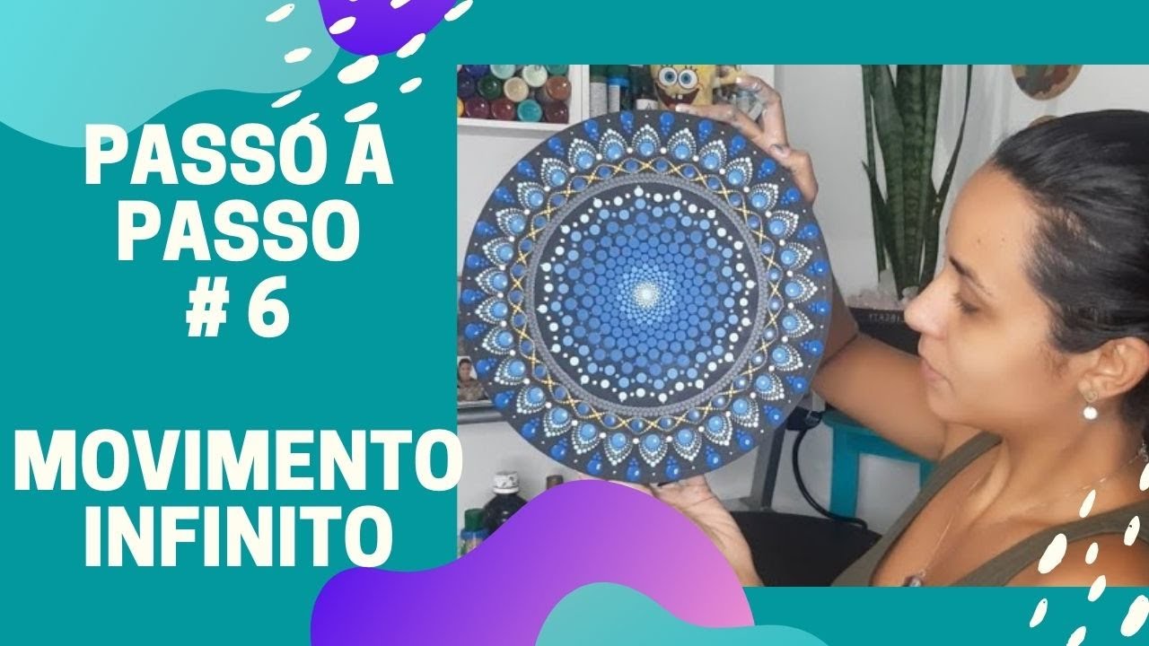 PONTILHISMO - PASSO A PASSO #6 MOVIMENTO INFINITO - MANDALAS DE CURA LINE GONZAGA