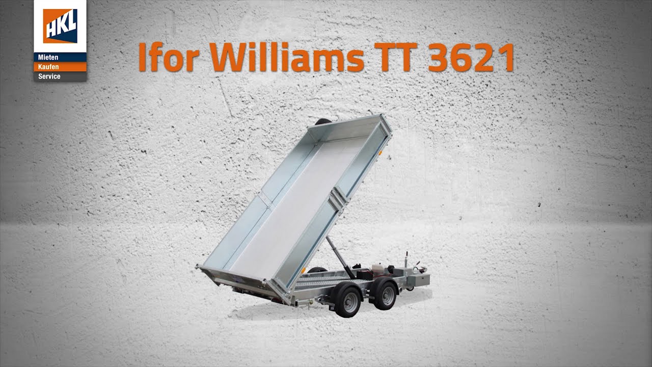 Ifor Williams Anhänger TT 3621 & GX 125 im Einsatz | Produktfilm in 4K | HKL BAUSHOP