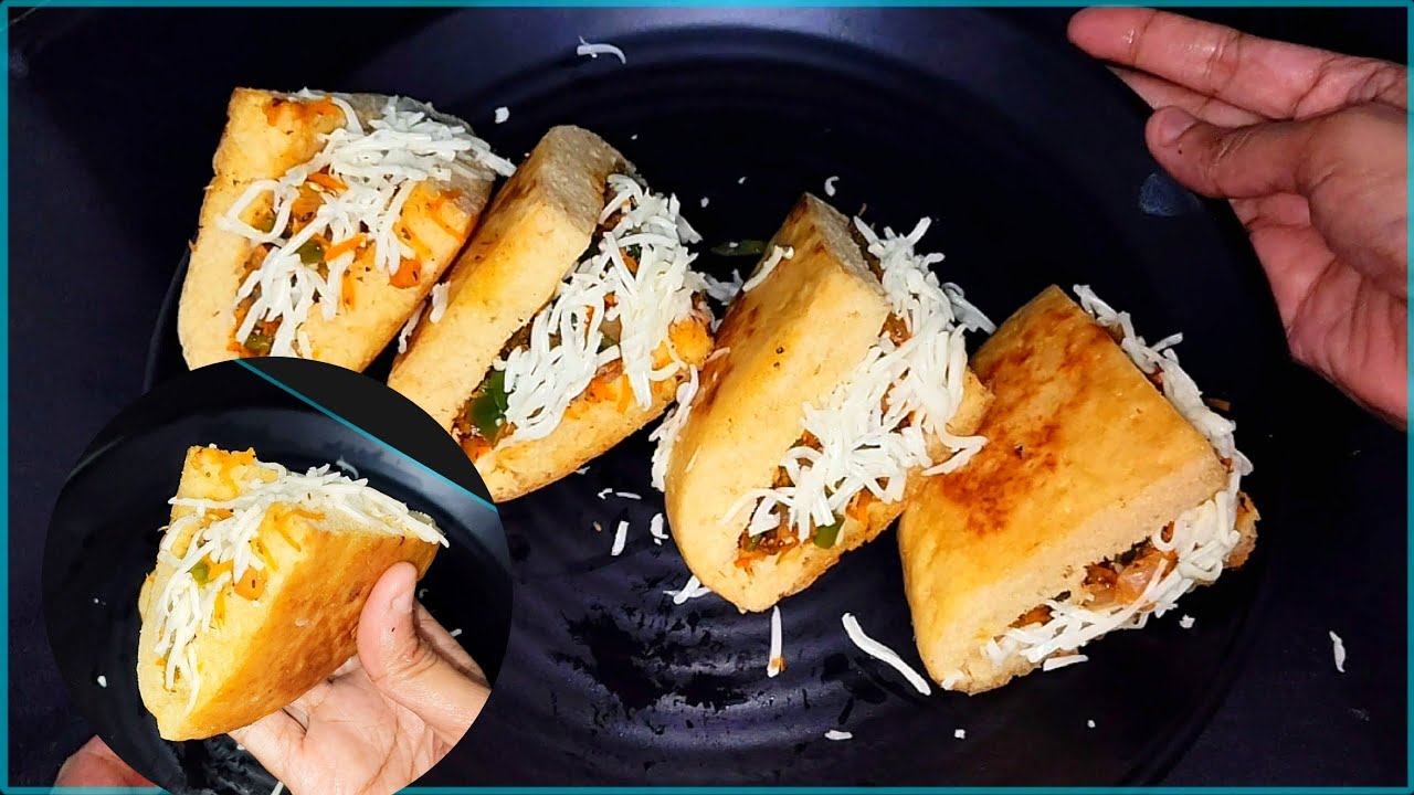 These Veg Cheese Pockets, made without yeast and only from flour, will make your children forget ...