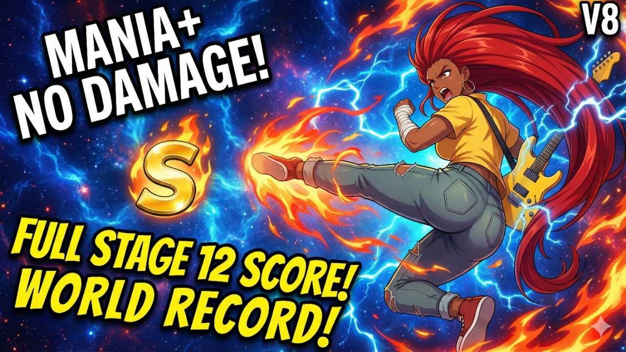 Streets of Rage 4 Cherry FULL Stage 12 SCORE COMBO WR Mania+