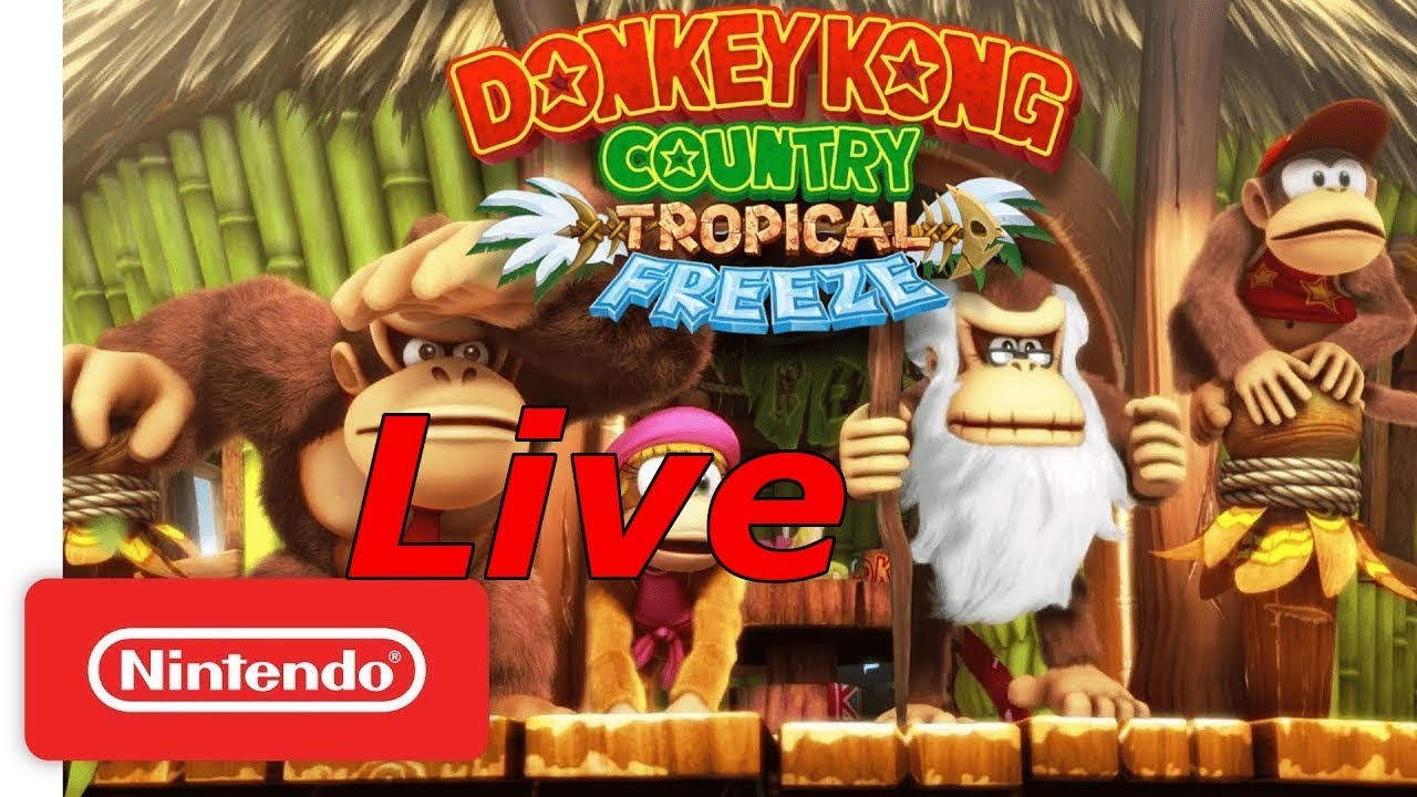 🔴Donkey Kong Country Tropical Freeze world 1 100%