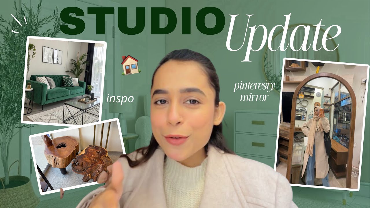 Getting my DREAM STUDIO ready 🏠🥹 // furniture shopping, decor & more!!