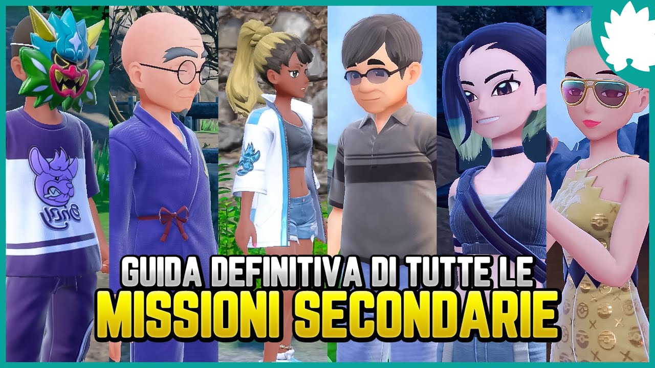 TUTTE LE MISSIONI SECONDARIE DI NORDIVIA - Guida definitiva Pokemon DLC la maschera turchese