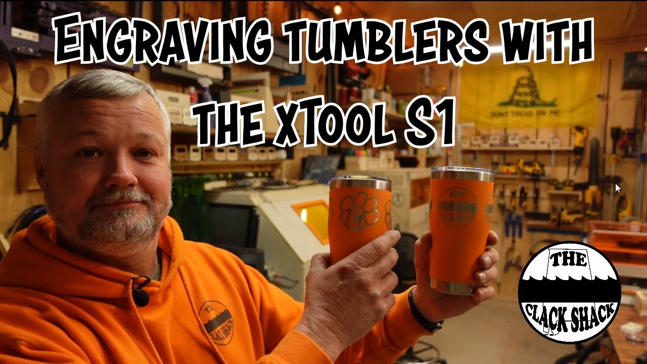Engraving tumblers with the xTool S1